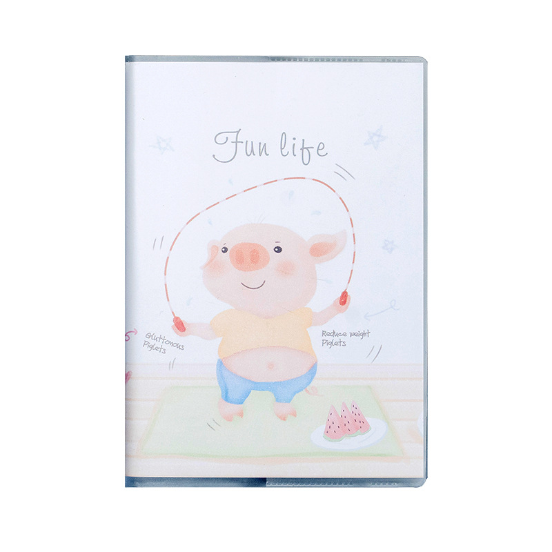 Korea Stationery 64k plastic sleeve PVC portable creative mini notebook notebook wholesale Item Picture