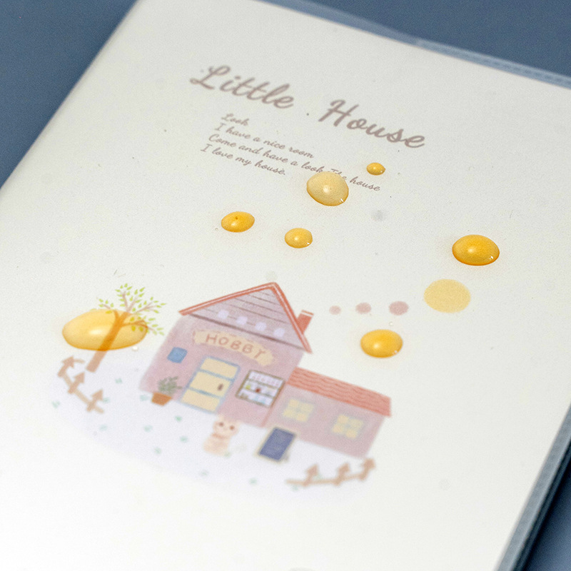 Korea Stationery 64k plastic sleeve PVC portable creative mini notebook notebook wholesale Specification drawing