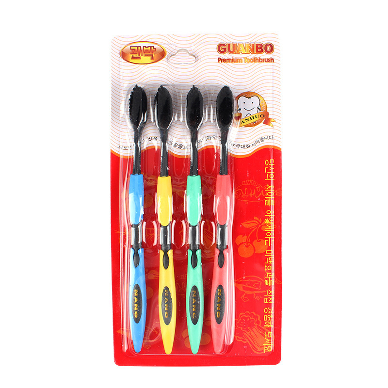 South Korea nano toothbrush bamboo charcoal 4 ultra fine soft hair stalls exploded manufacturers wholesale Application Scenario