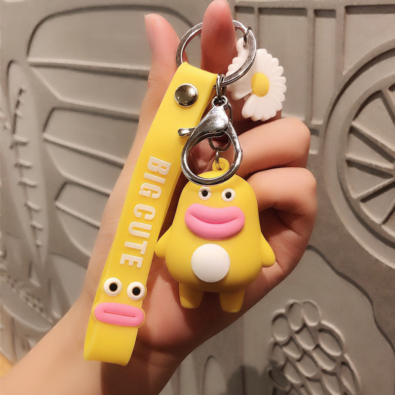 Net red ugly cute big mouth monkey frog car doll key chain personality men and women couples bag pendant manufacturers direct sales Application Scenario