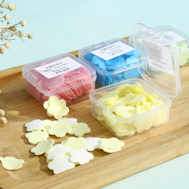 Fashion disposable hand washing liquid fertilizer soap soap sheet travel portable hand washing soap paper travel ready Application Scenario