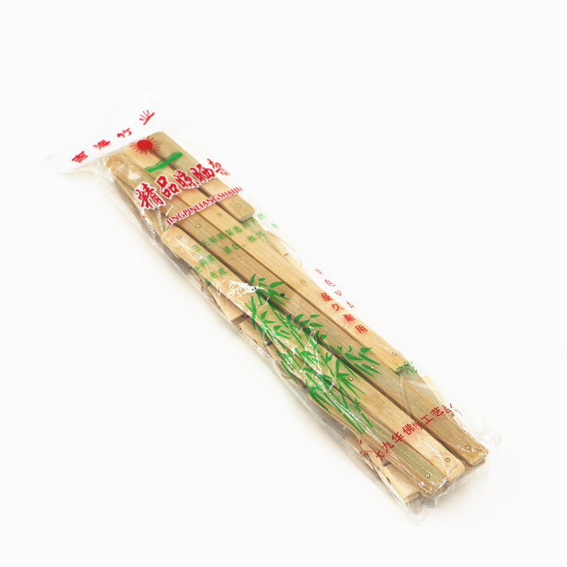 Bamboo folding type pants rack bamboo hanger multi - head drying rack household 16 head 22 socks underwear sock rack Item Picture