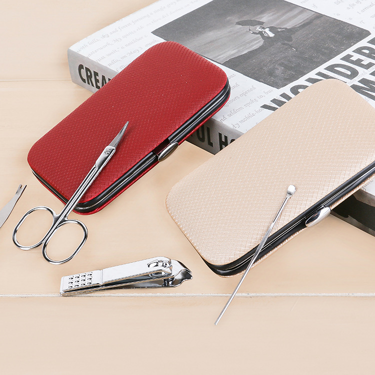 8 nail clippers set solid color manicure tool Manicure multi-functional nail clippers set details Picture