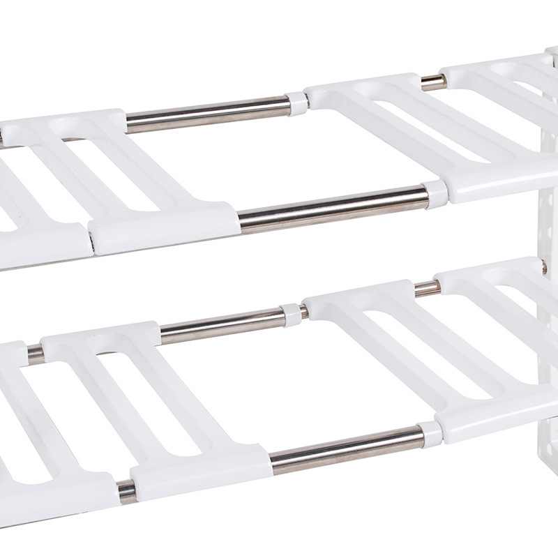 Contracted and practical stainless steel retractable sink kitchen shelf floor type pot rack sundry storage and finishing frame Specification drawing
