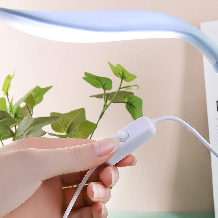 Creative usb desk lamp with in-line switch energy-saving eye protection desk lamp household bedside study small table lamp for night reading and learning Specification drawing