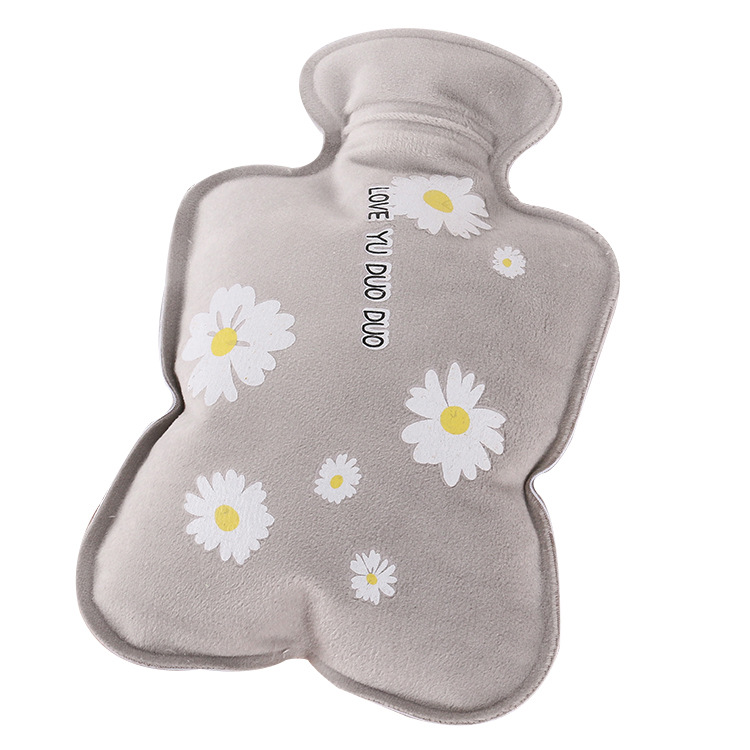 Creative plush portable warm baby water hot water bag warm water bag students portable hot water bag Item Picture