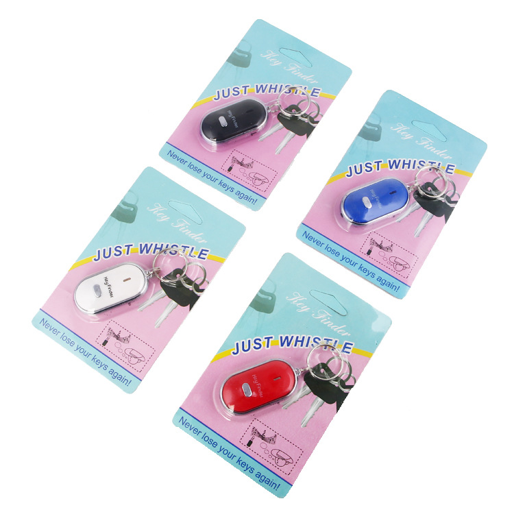 Wireless whistle induction key finder electronic sound quality induction anti loss device suction card packaging foreign trade electronic gifts Item Picture