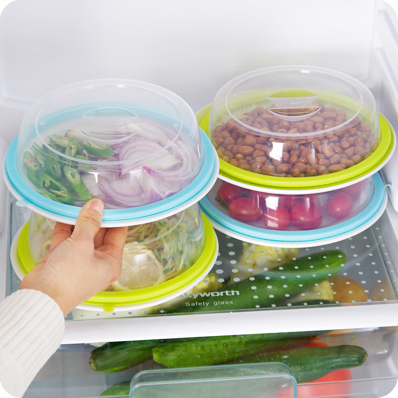 Can be superimposed refrigerator fresh-keeping cover, microwave oven special heating oil-proof cover, bowl cover, tray cover, multi-purpose sealing cover full figure