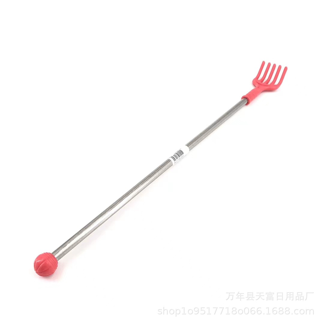 Plastic light old man knock back rod do not ask people round bead steel pipe scratching scratching scratching scratching scratching scratching manufacturers direct wholesale Item Picture