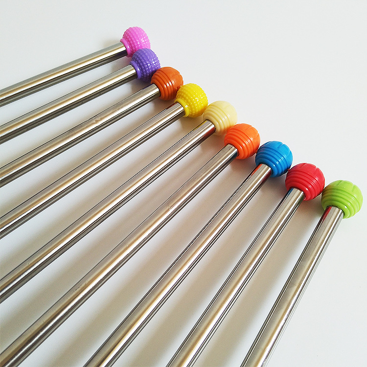 Plastic light old man knock back rod do not ask people round bead steel pipe scratching scratching scratching scratching scratching scratching manufacturers direct wholesale Specification drawing