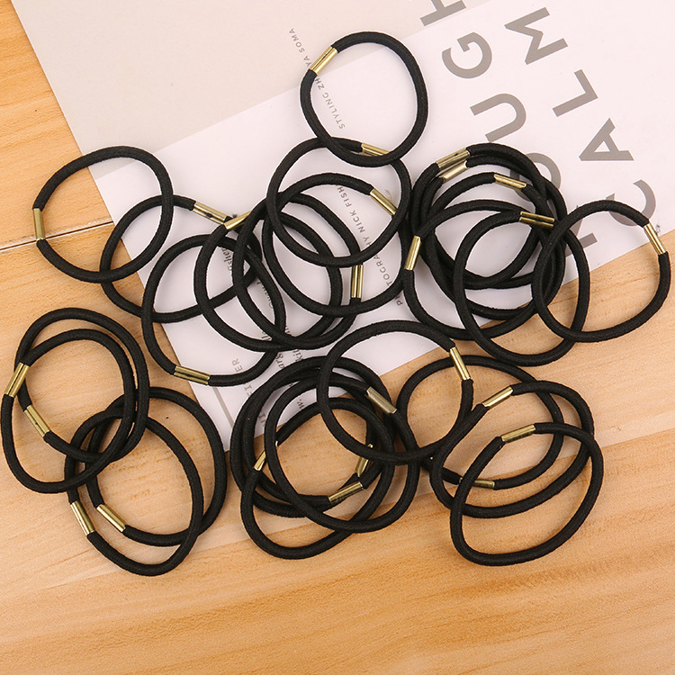 DK01 manual buckle color rubber band DIY bow material buckle hair coil hair band wholesale Application Scenario