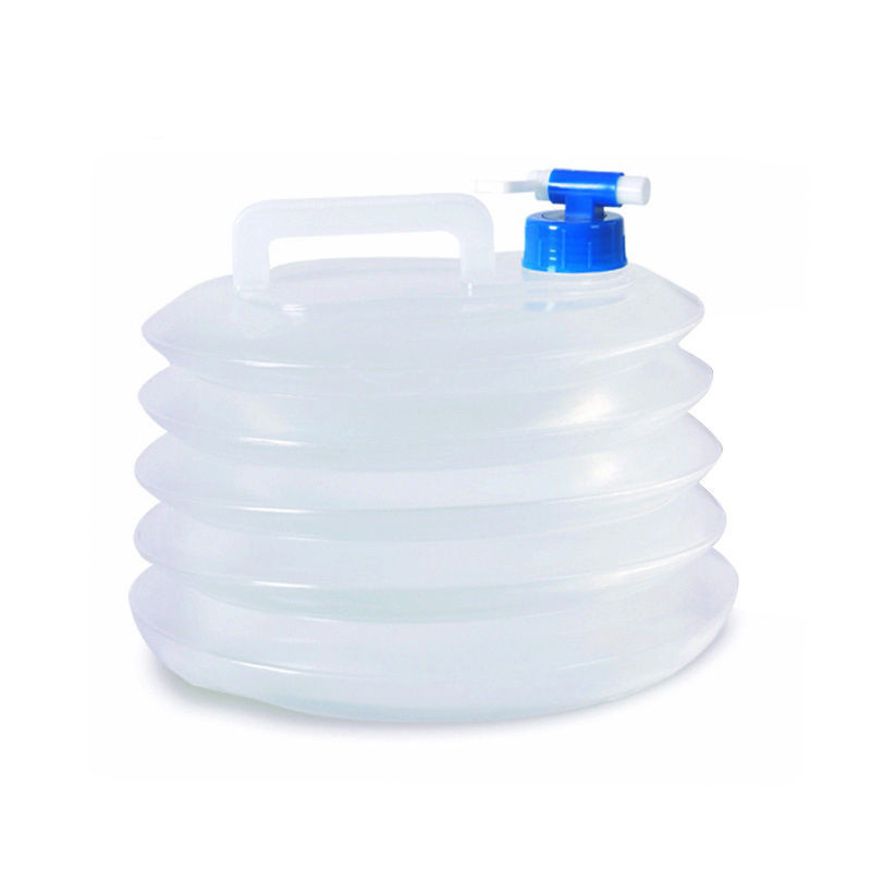Foldable bucket for outdoor picnic car self-drive trip portable large capacity water storage bucket portable bucket with tap Item Picture
