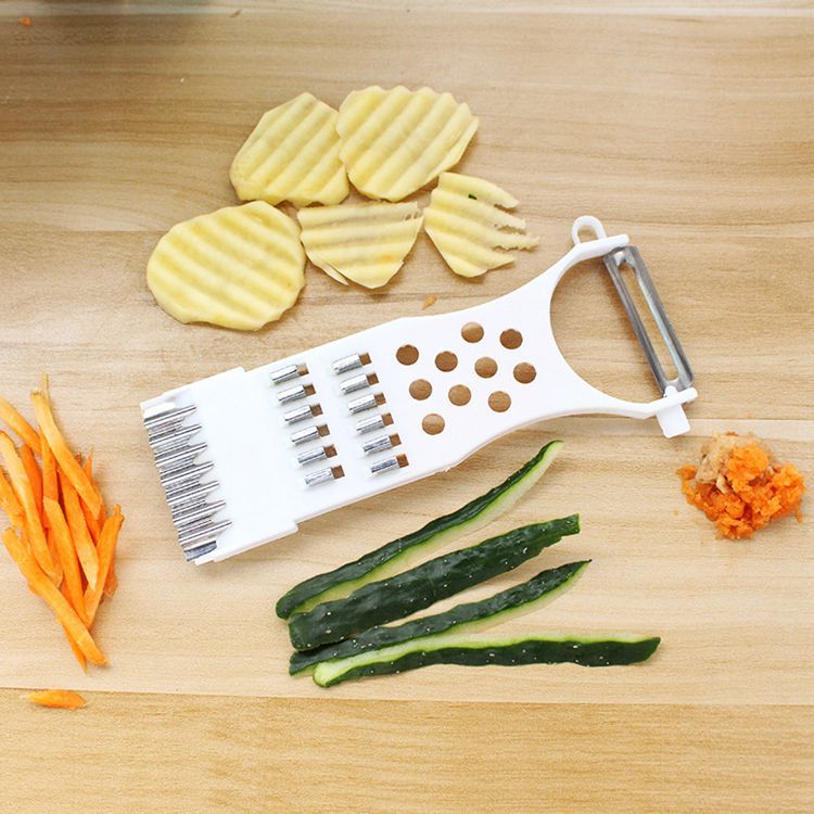 Kitchen supplies multi-purpose vegetable slicer, potato slicer, grater, cucumber slicer, peeling, floor store details Picture