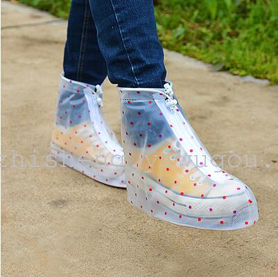Factory direct sales of men and women waterproof rain shoe cover thick-soled rain shoe cover waterproof rain shoe cover details Picture