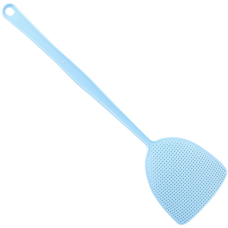 Foreign trade fly swatter thickened plastic mosquito swatter long handle manual fly swatter old household durable Item Picture