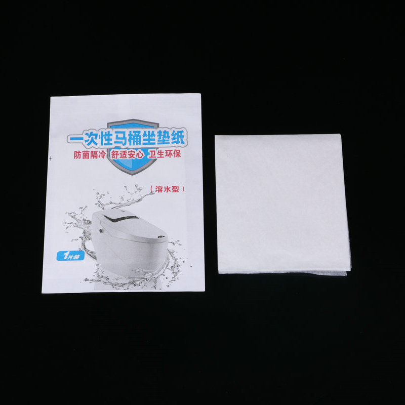 Single-piece soluble water disposable toilet seat Hotel disposable toilet seat paper Application Scenario