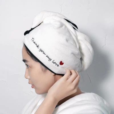 Micro business explosion generation hair dry hair hat women water absorption quick dry bag scarf shampoo hair wipe hair towel Japan bath cap dry hair towel details Picture