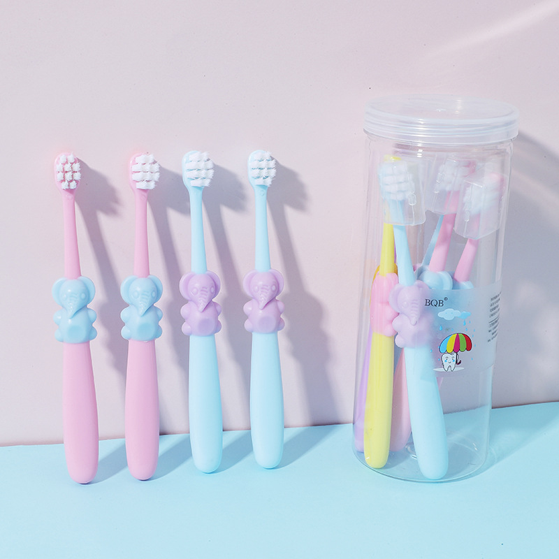 Children small elephant ten thousand hair toothbrush cartoon high quality ultra fine soft baby toothbrush manufacturers wholesale Application Scenario