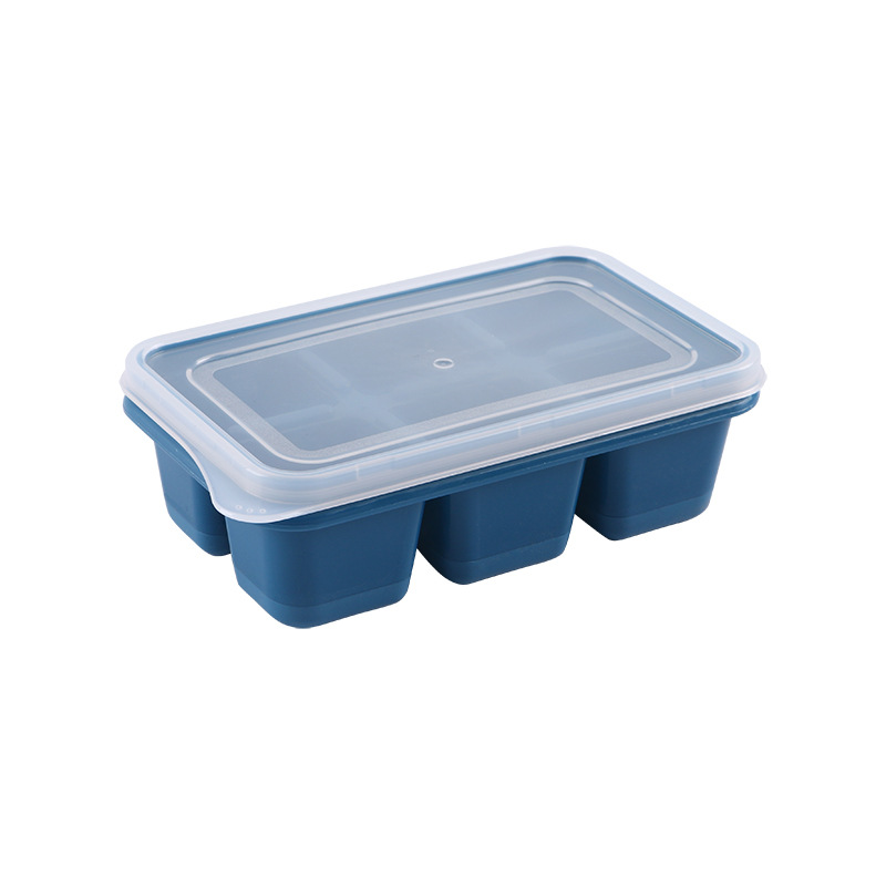 Explosive ice cube ice box freezing mold quick freezer household refrigerator homemade ice box with silicone cover Item Picture
