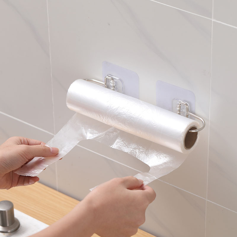 Strong non-staple non-trace adhesive hook non-perforated clothing hook bathroom toilet wall adhesive kitchen hook Application Scenario
