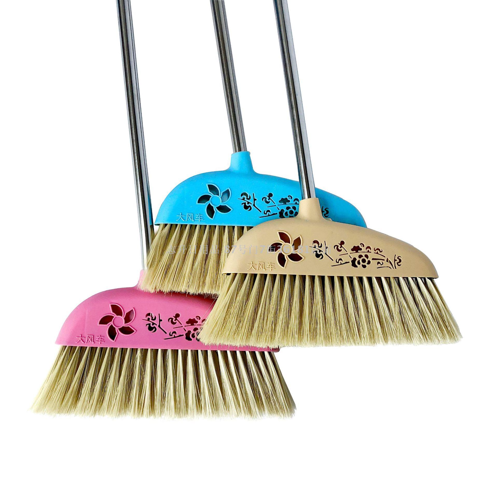 Stock broom dustpan set Office household cleaning set sweep plastic indoor soft wool floor broom broom broom set details Picture