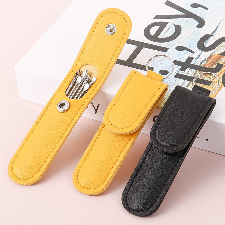 Ear scoop 6 pieces manufacturer spiral spring ear pick ear cleaning tool set household ear scoop ear scoop Application Scenario