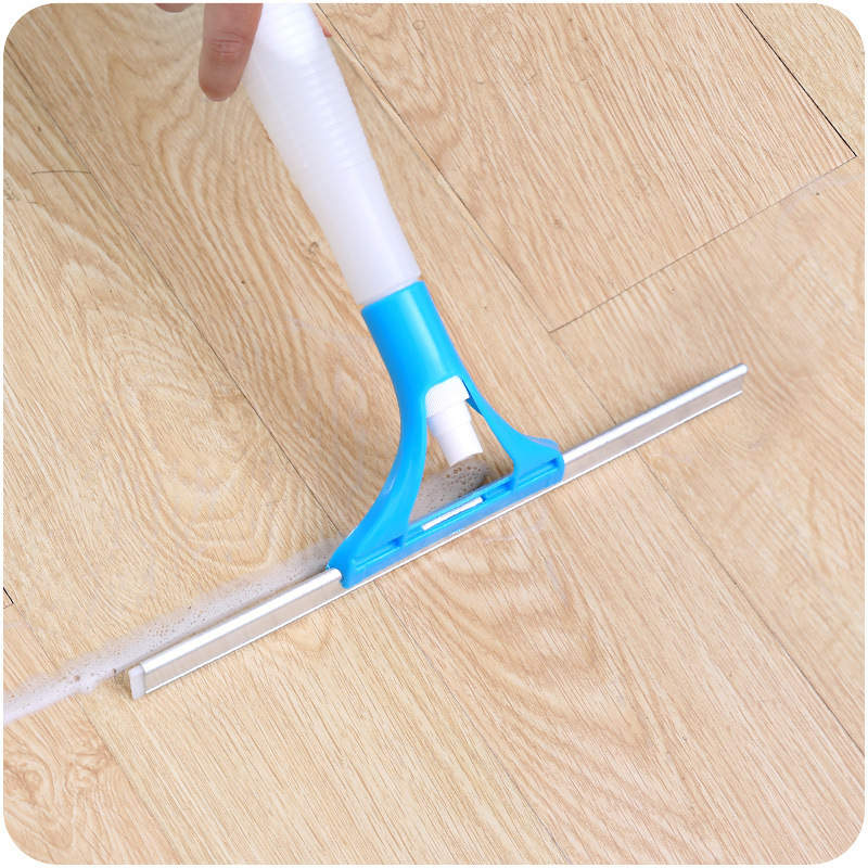 Multi-purpose integrated water jet glass cleaner Window cleaner glass scraper tile floor scraper household cleaning tool Specification drawing