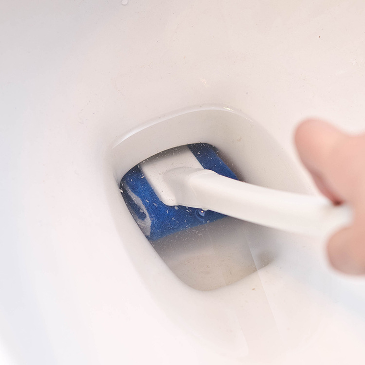 New washout toilet brush household toilet brush no dead Angle soft brush toilet seat brush Specification drawing