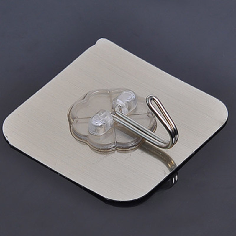 Wire drawing hook adhesive hook traceless magic paste bathroom kitchen waterproof super load-bearing hook wholesale Application Scenario