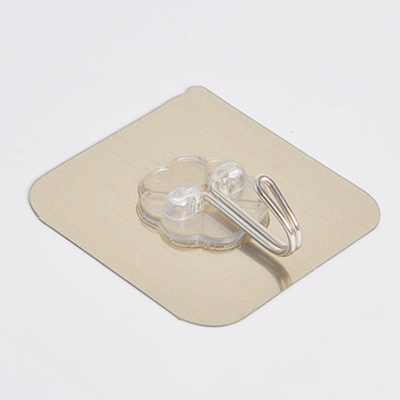 Wire drawing hook adhesive hook traceless magic paste bathroom kitchen waterproof super load-bearing hook wholesale Specification drawing