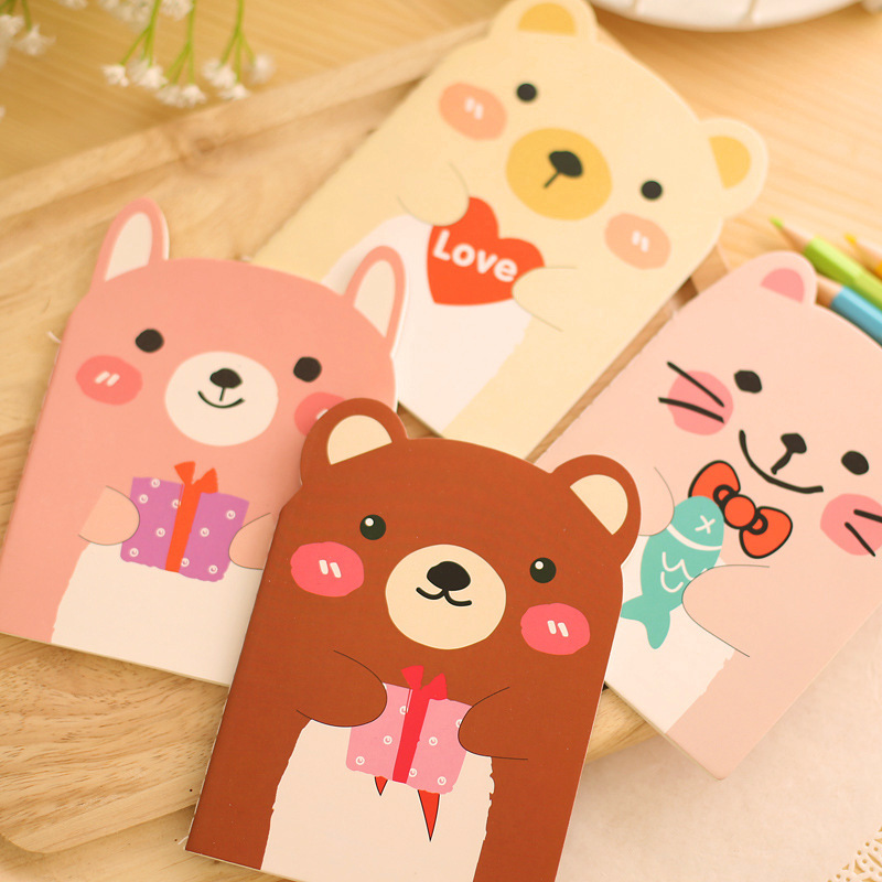 Ears Bear cartoon record small student prize Taobao shop gift Taobao stationery shop source details Picture