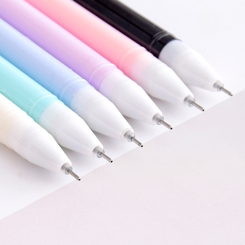 Creative cartoon cute wagging tail cat neutral pen black water pen signatory pen Student stationery neutral pen wholesale Specification drawing