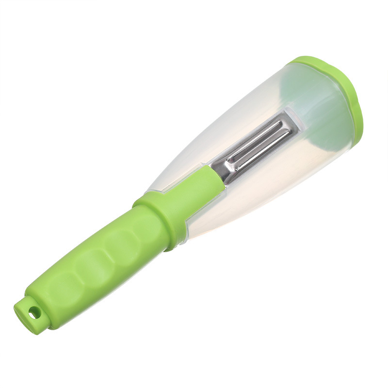 Multifunctional storage paring knife paring knife with storage cylinder peeler peeling apple supplies household paring knife Item Picture