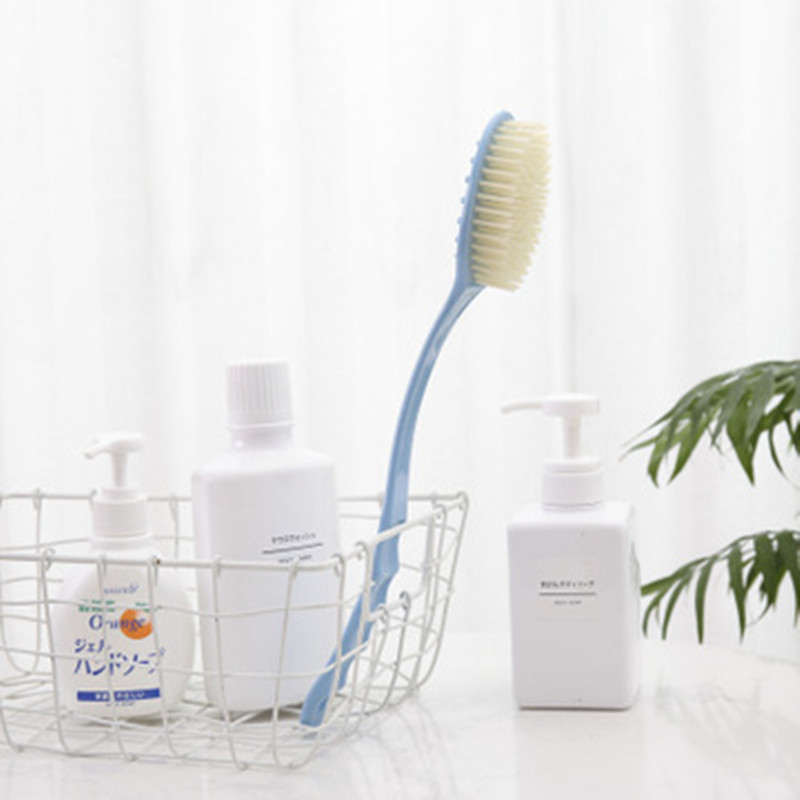 Bathroom massage brush long handle bath brush soft hair bath brush exfoliating brush bath brush on the ground Application Scenario
