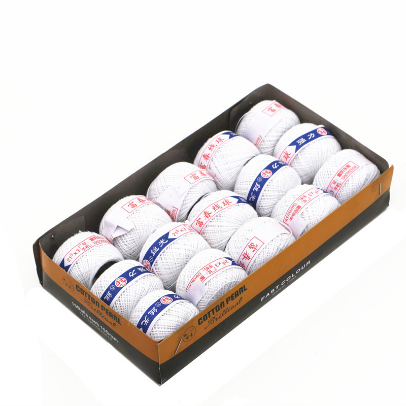 Strong mercerized ball thread 21 3-strand suture thread black, white, red, blue, 4 colors a replacement hair Application Scenario