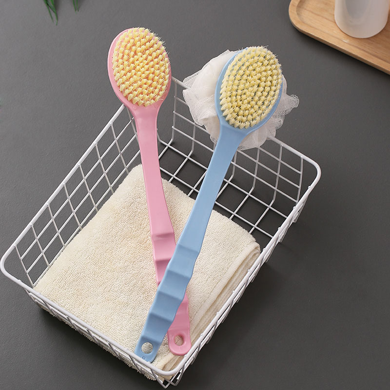 Japanese rubbing artifact bath brush rubbing towel long-handled brush back don't ask for adult fur brush shower bath to rub my back details Picture