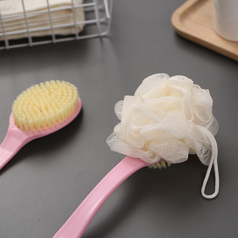 Japanese rubbing artifact bath brush rubbing towel long-handled brush back don't ask for adult fur brush shower bath to rub my back Application Scenario