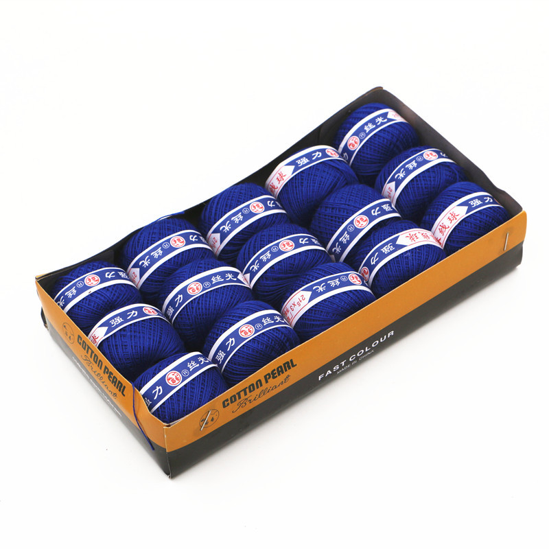 Strong mercerized ball thread 21 3-strand suture thread black, white, red, blue, 4 colors a replacement hair details Picture