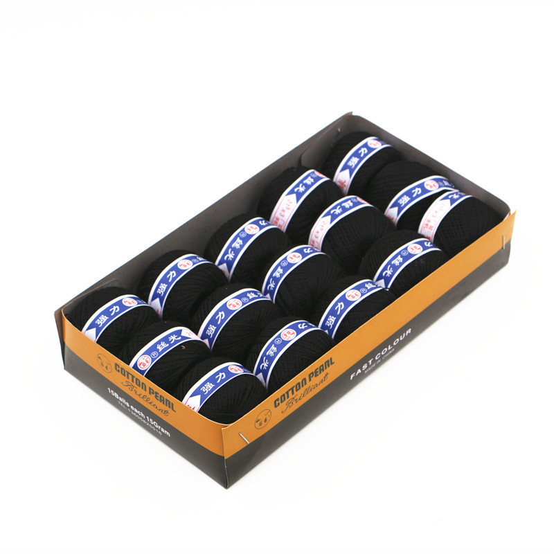 Strong mercerized ball thread 21 3-strand suture thread black, white, red, blue, 4 colors a replacement hair full figure