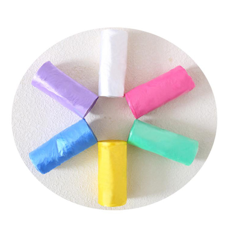 Thickened GARBAGE BAG large PACKAGING kitchen household disposable garbage bag 6 rolls decorated broken color manufacturer direct sales Application Scenario