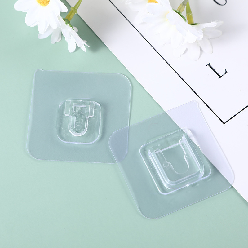 Strong traceless hook bathroom waterproof paste multifunctional child - parent buckle creative household wall hanging mobile sticky hanging buckle details Picture