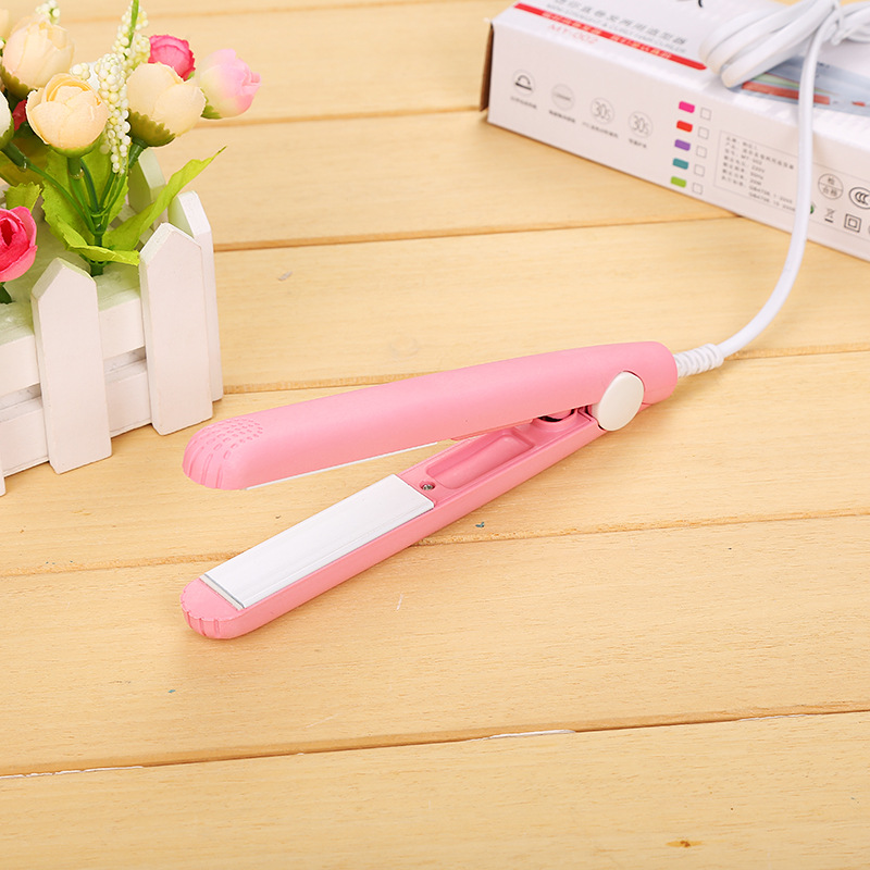 M002 CREATIVE mini curling iron straight roll dual purpose ceramic hair straightener students small plywood ironing board manufacturers direct sales details Picture