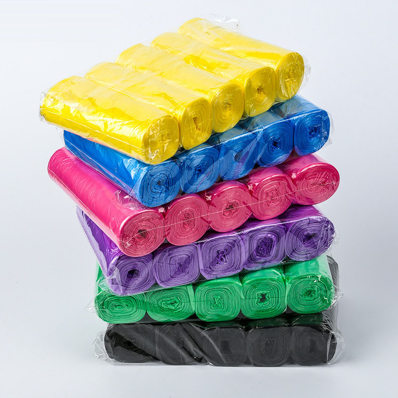 Disposable garbage bags wholesale black medium large flat mouth household plastic garbage bags manufacturers spot a generation of hair Specification drawing
