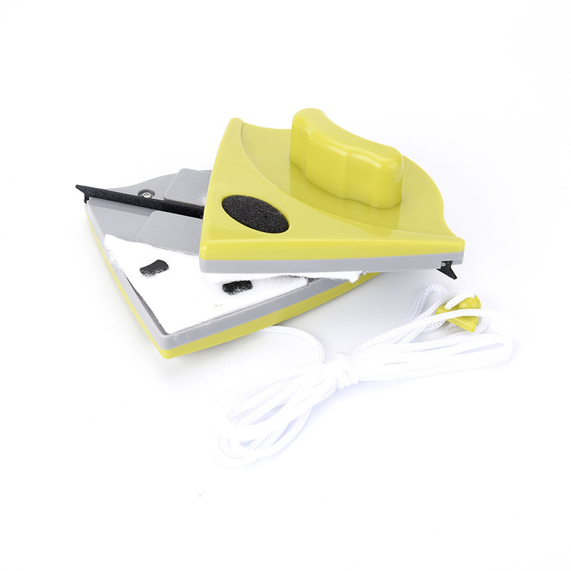 Double-sided glass window cleaner triangle multi-function double-sided magnetic glass cleaner glass scraper Item Picture