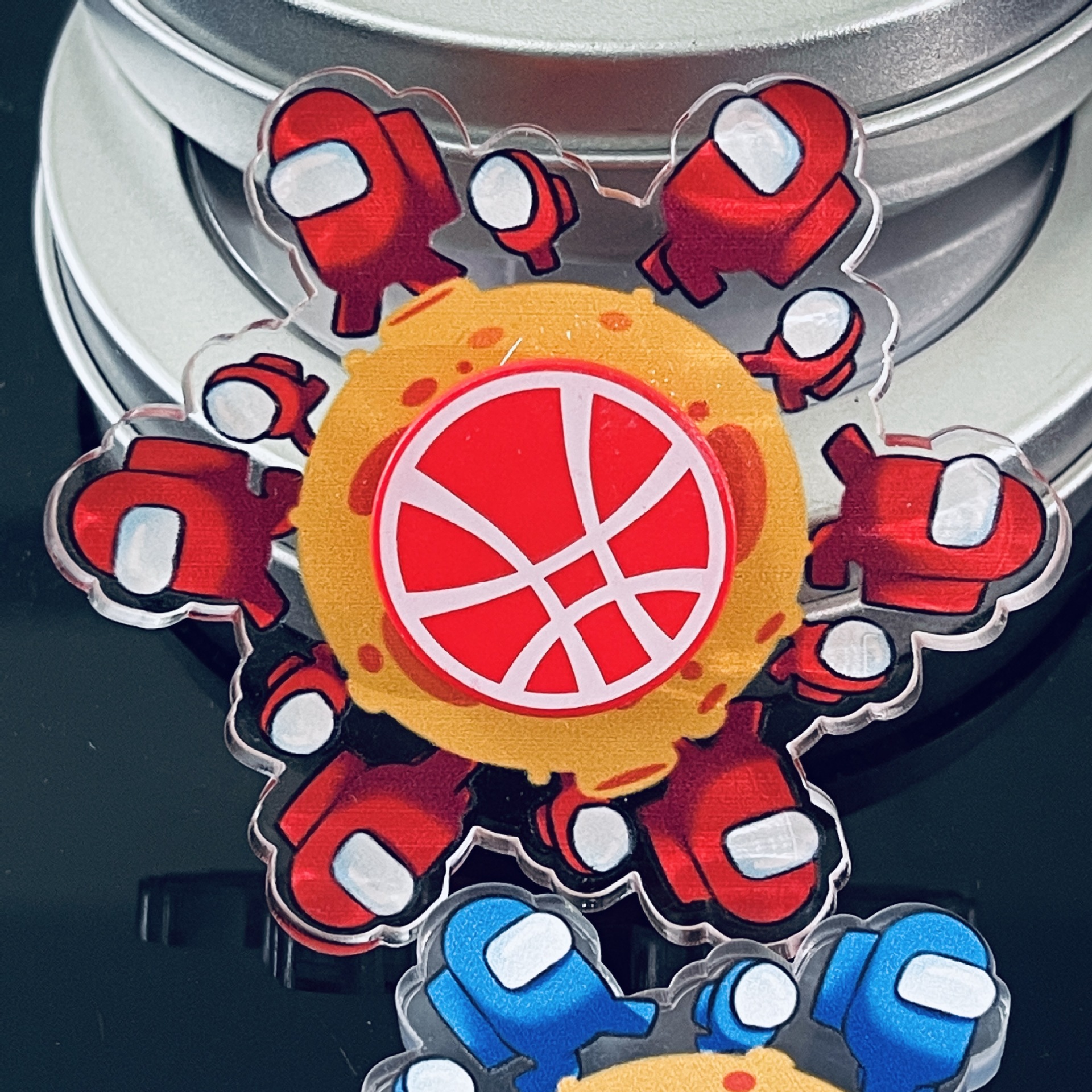 Fidget spinner 3D running dynamic fidget spinner toy finger spinner toy details Picture