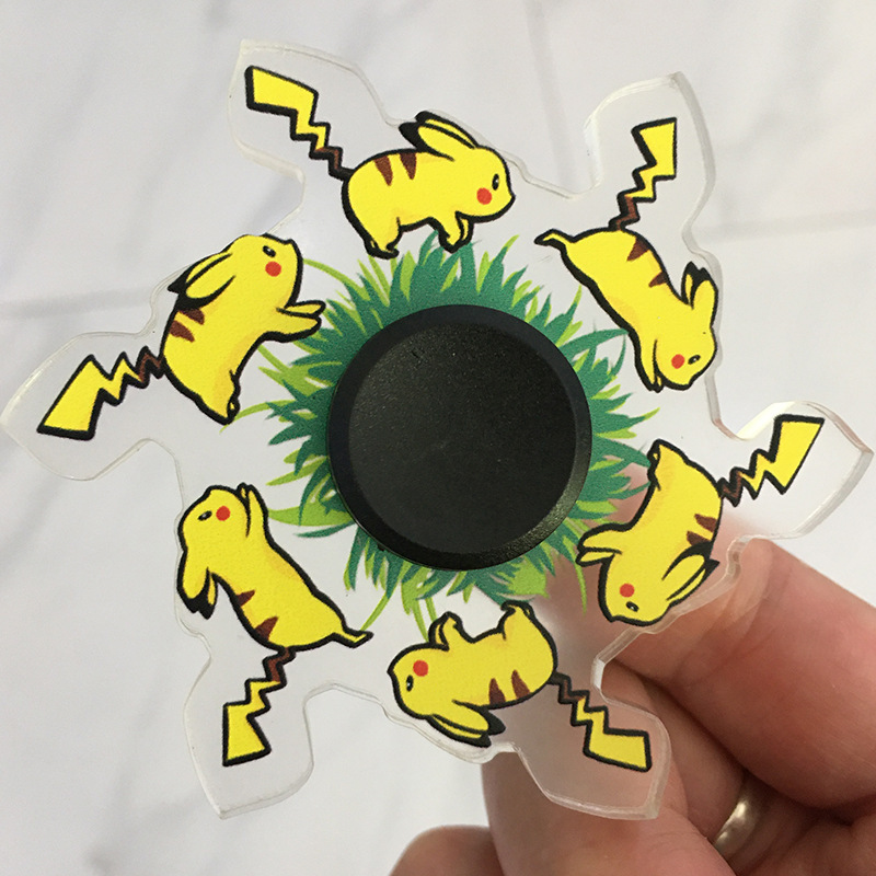 Fidget spinner 3D running dynamic fidget spinner toy finger spinner toy Application Scenario