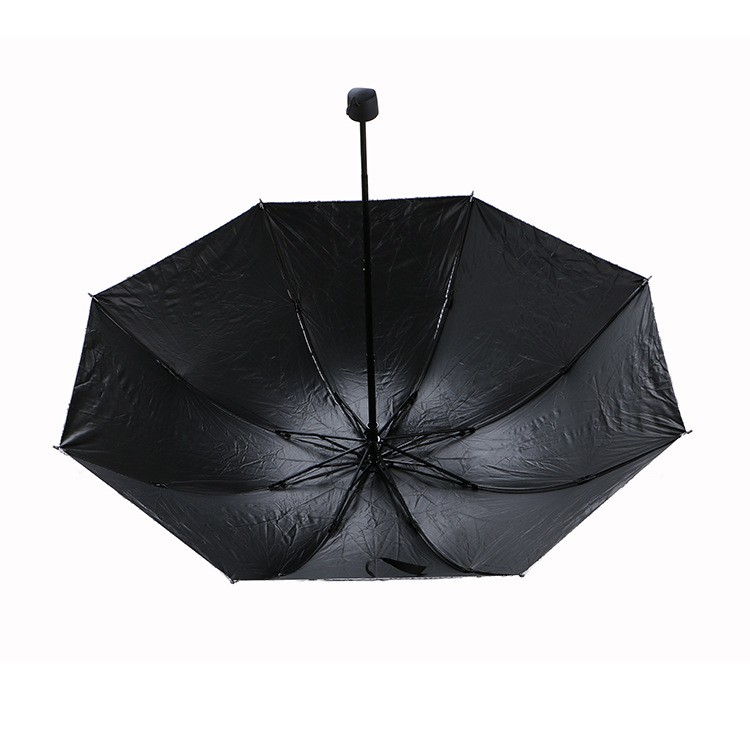 Retro newspaper umbrella with thick vinyl on Taobao Creative barometer umbrella Unisex UV-protected folding umbrella Item Picture