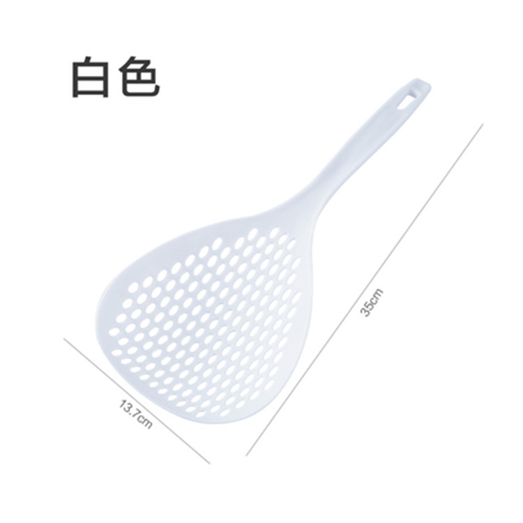 Slotted spoon household kitchen oil leak scoop fried drain scoop dumplings dredge scoop filter mesh leakage spoon filter mesh kitchen Item Picture