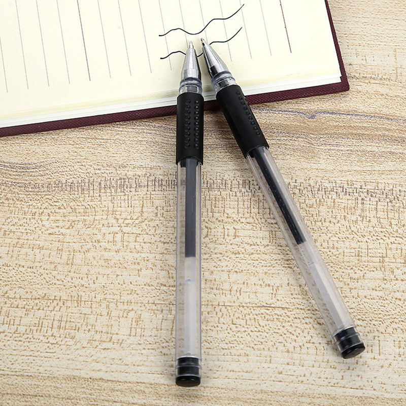 The manufacturer directly supplies European standard neutral pen transparent office ink pen pen 0.5mm special ink pen for students examination details Picture