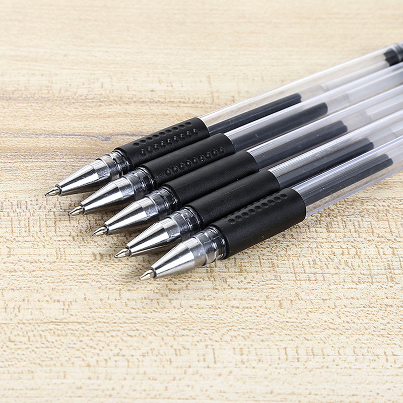 The manufacturer directly supplies European standard neutral pen transparent office ink pen pen 0.5mm special ink pen for students examination Specification drawing